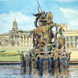 Great Witley Witley Court Fountain greeting card. Prints and postcards available.