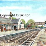 Bridgnorth Station Severn valley Railway greeting card. Prints and postcards available.
