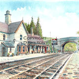 Arley Station looking south greeting card. Postcards and prints available