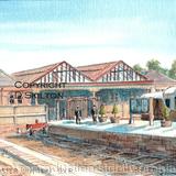 Kidderminster Station S.V.R. Severn Valley railway Worcestershire greeting card. Prints and postcards available.