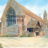 St Saviours Church Hagley Worcestershire greeting card or thank you card or invitation etc. Prints and postcards available.