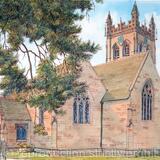 Enville Church Staffordshire greeting card 7 by 4 inches