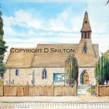 Blakedown Church St James The great. Worcestershire as a greeting card or thank you card or bespoke notelet or invitation etc. prints and postcards available.