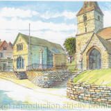 Cleobury Mortimer St Marys  the Parish Rooms as a greeting card. Prints and postcards available.
