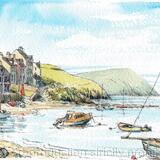 Parrog Nr Newpors Pembrokeshire S Wales greeting card 6 by 4 inches