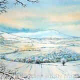 Clee Hill winter shropshire