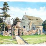 Abberley Norman Church Worcestershire greeting card or bespoke notelet or invitation. Postcards and prints available.