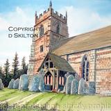 Martley St Peters Worcestershire greeting card or bespoke notelet or invitation. prints and postcards available.