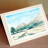 Example of original landscape of some Shropshire hills