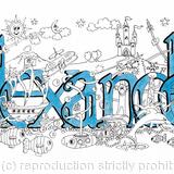 Alexander pack of five small cards with envelopes