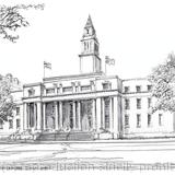 Marylebone Town Hall ( One Marylebone) greeting card or bespoke notelet or anniversary card etc. Prints and postcards are available.