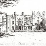 Rowton Castle near Shrewsbury as a Signed a4 print on watercolour paper. Cards available on request.