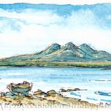 Jura The Paps ACEO size original 