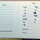 Possible inside with wild fowl images