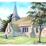 Doverdale St Marys Worcestershire greeting card. prints and postcards or scans for weddings etc available.