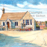 Highley parish rooms as a greeting card or notelet. Prints  available.