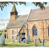 Broadwas Church Worcestershire St. Mary Magdelene as a greeting card or bespoke . Prints and postcards  available.