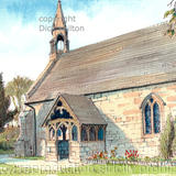 Little Witley Church St Michael's Worcestershire as a greeting card or bespoke notelet or invitation perhaps. Postcards and prints available.