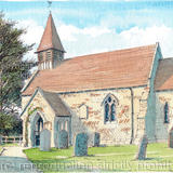 Sidbury Church Holy Trinity as a greeting card. Prints and postcards available.