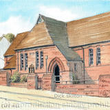 Clee Hill Church St Peters Shropshire  Unmounted A4 signed print .