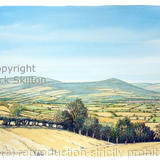 Ludlow from Knowbury clee Hill (2) as a greeting card or bespoke notelet. Prints and postcards available.