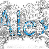 Alex boy's name art design as a greeting card