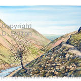 Carding Mill Valley (2) as a greeting card or bespoke notelet. Prints and postcards available.