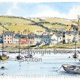 Aberaeron Harbour  as a greeting card
