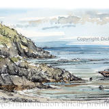 Parrog, Pembrokeshire Coastal Path as a greeting card