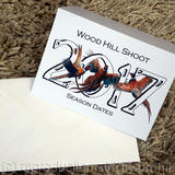 Syndicate Season Date card, we can print the dates inside for you.