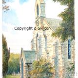 Far Forest church Holy Trinity greeting card bespoke notelet or invitation card.( prints and postcards available on request)
