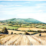 BROWN CLEE from FARLOW pencil, pen and watercolour. This is a card or notelet but prints available, also postcards.
