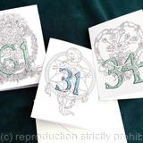 61 31 34 ages on different card designs. Cards sold as a single card for £2.70 each. names can be added to make them more bespoke for a small extra charge.