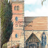 Chelmarsh church St Peters (colour) as a greeting card. prints and postcards available on request.
