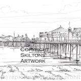 Brighton Pier pencil as a greeting card or bespoke notelet perhaps, or even invitation. prints and postcards available.