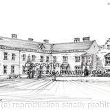 Bromsgrove Grafton Manor wedding venue pencil and pen as a multi use wedding card, invite , thank you or whatever you wish. prints andsave the date postcards available. 