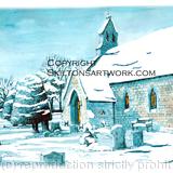 farlow church st Giles as a greeting, Christmas, or invitation card perhaps. Blank inside. prints and postacrds available.