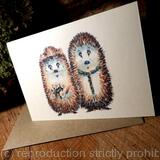 51 The skillipigs wedding. These are 6 by 4 inch cards with brown recycled envelope.