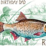 Rudd HAPPY BIRTHDAY DAD 6 by 4 inch greeting card with envelope