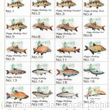 catalogue of fishing images and messages for 7 by 5 inch special occasion cards. Any massage available for any of these fish images. Please ask.