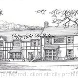 The Limes country Lodge Hotel Earlswood Solihull as a 6 by 4 inch white card with envelope. Mounted Prints available.
