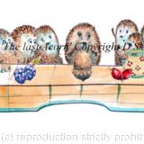 265 The Last acorn image as a Skillipigs greeting card. 6 by 4 inches with brown recycled envelope.