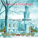 Shrewsbury St Chads Christmas card. 6 by 4 inches with white envelope.