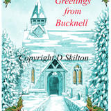 Bucknell Church Seasons Greetings 6 by 4 card with white envelope. Personalised cards available on request.