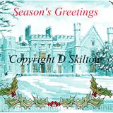 Rowton Castle Nr. Shrewsbury as a Christmas card. 6 by 4 inches with white envelope.