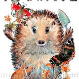 592 THANK YOU skillipigs greeting card 