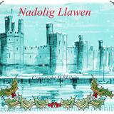 2 CAERNARFON, Caernarfon Castle NADOLIG LLAWEN Christmas card 6 by 4 inches. The greeting can be in English if you wish, please ask.