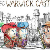 Warwick Castle with the Skillipigs. Greeting card with brown recycled envelope.