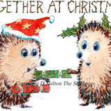 702 TOGETHER AT CHRISTMAS Skillipigs Christmas card. 6 by 4 inch card with brown recycled envelope.