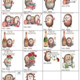 2 Skillipigs valentines card catalogue. choose card number you wish pay by Pay Pal and state which number you want. 